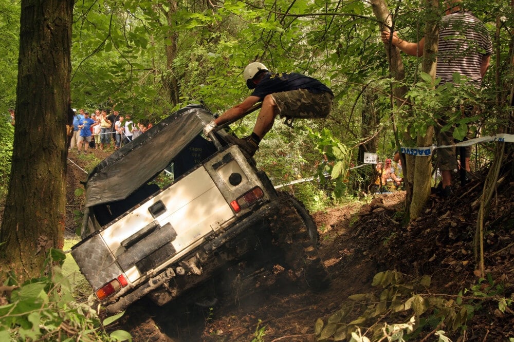 off road zabawa po osie