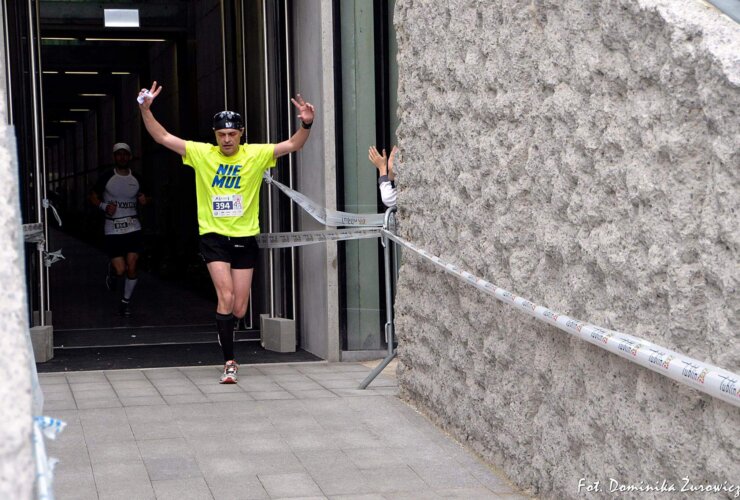 Mężczyzna podczas maratonu