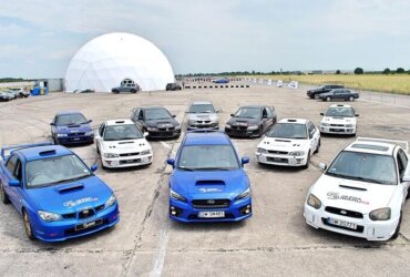 samochody rajdowe subaru impreza i mitsubishi lancer evo IX