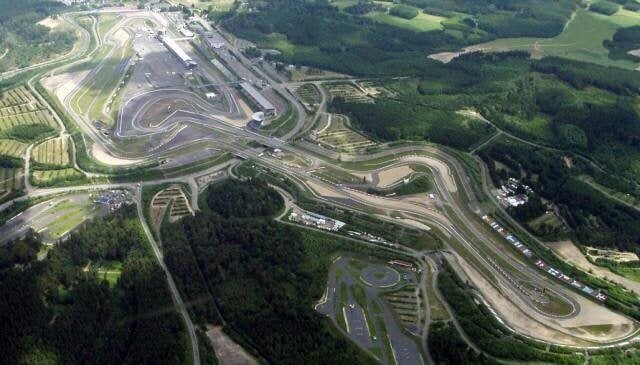 tor Nürburgring widok z lotu ptaka
