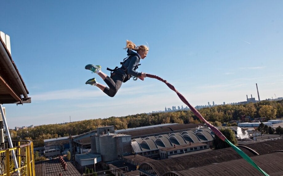 skok dream jump w 2wieże warszawa