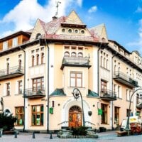 Widok na budynek w mieście Zakopane