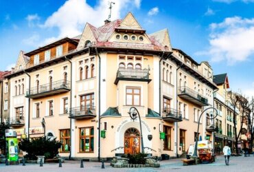 Widok na budynek w mieście Zakopane
