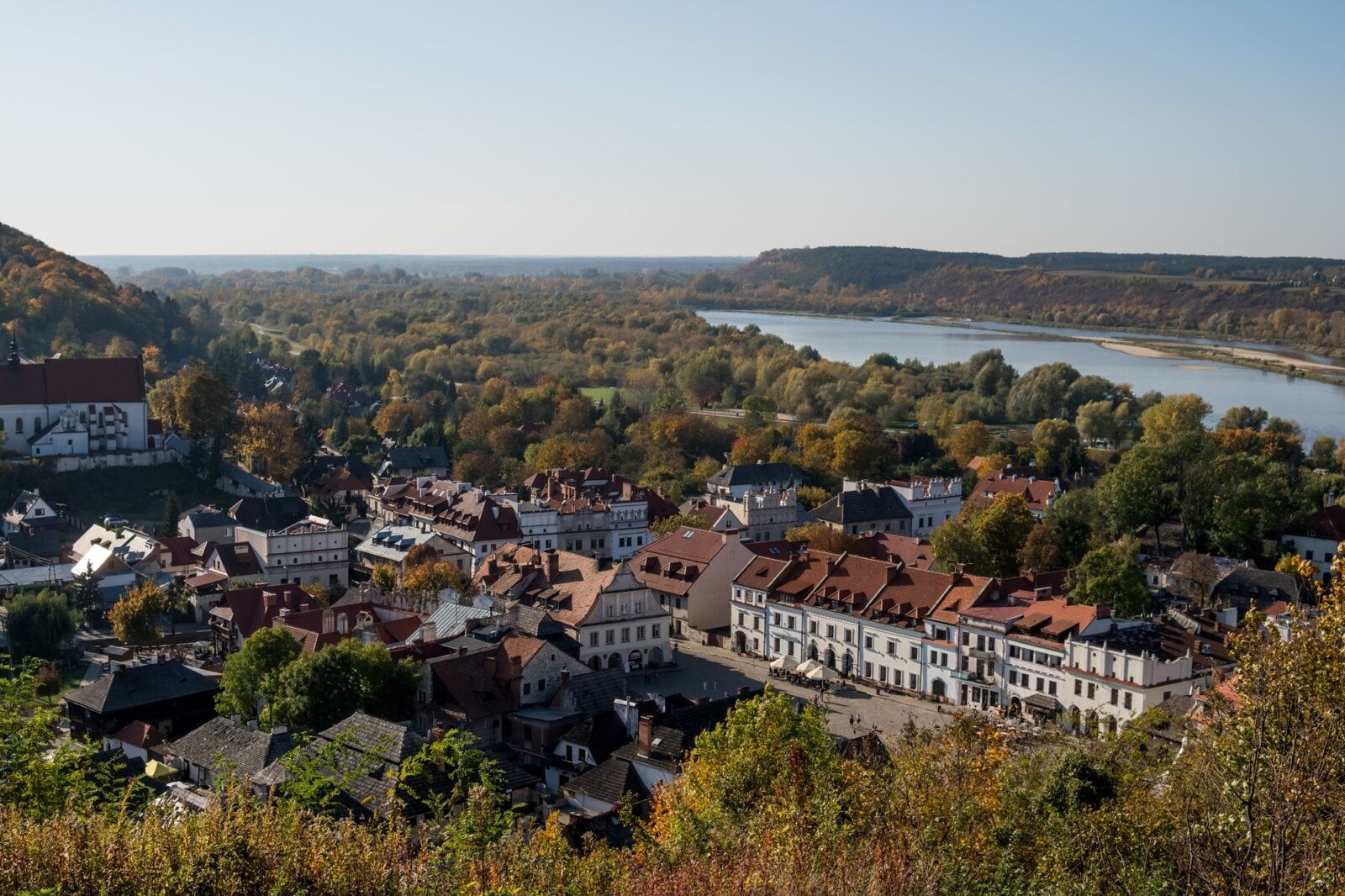 Panoroma miasta Kazimierz Dolny