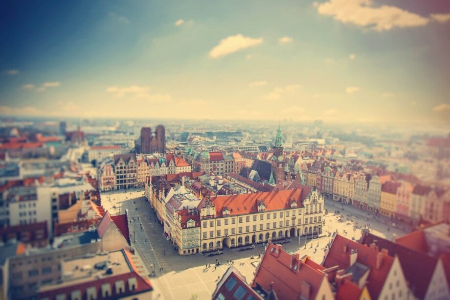 Panorama miasta Wrocław