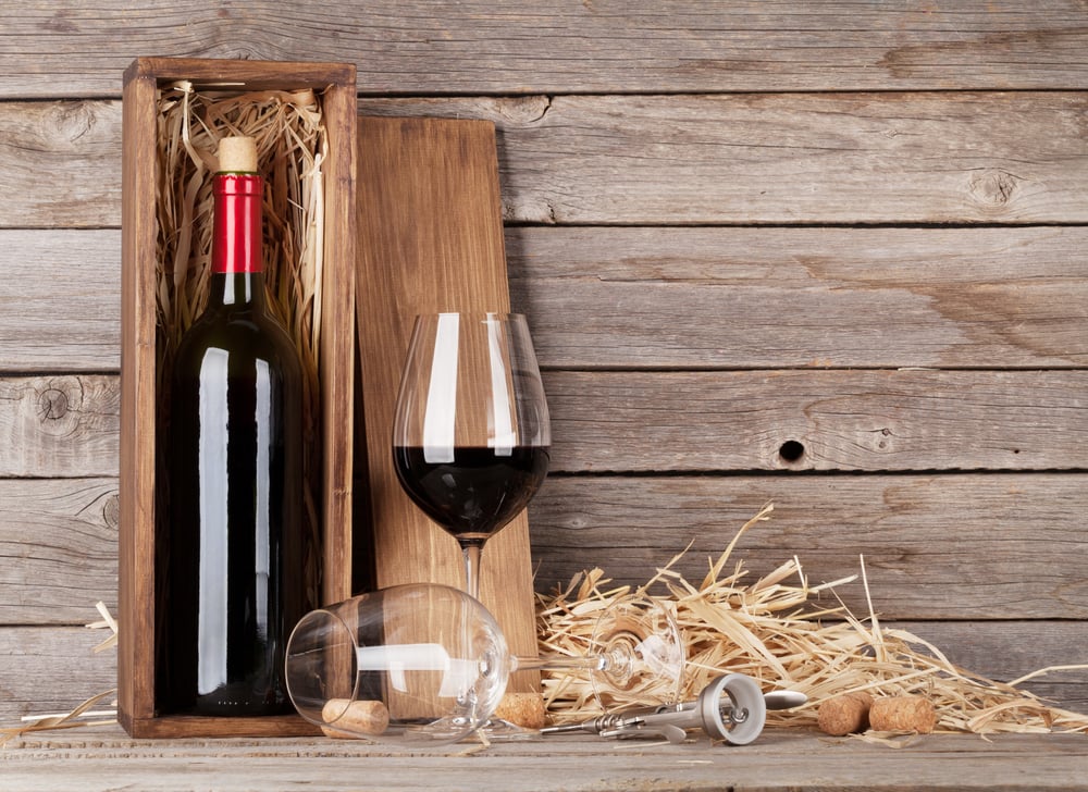 Wino i kieliszek