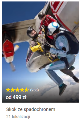 Skok ze spadochronem