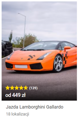 Jazda Lamborghini Gallardo