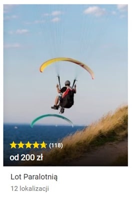 Lot paralotnią