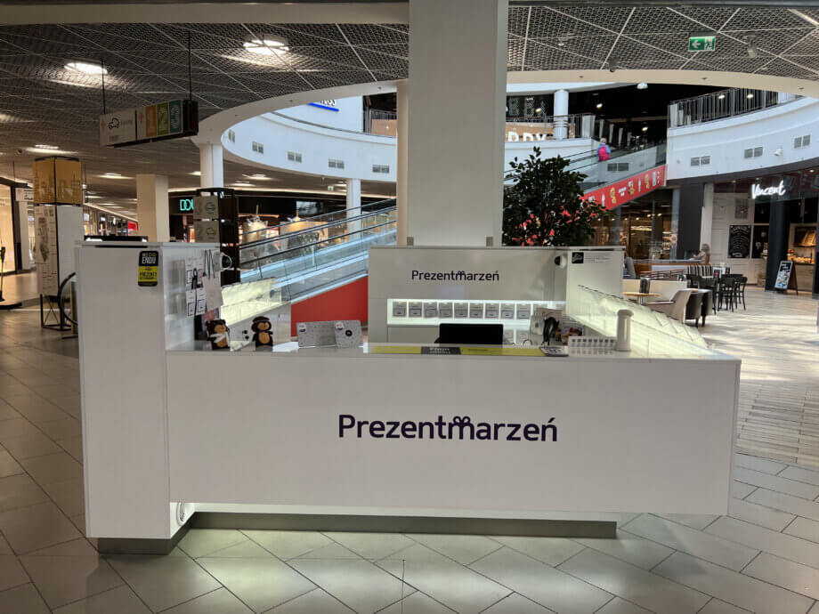 Punkt sprzedaży Prezentmarzeń w Warszawie