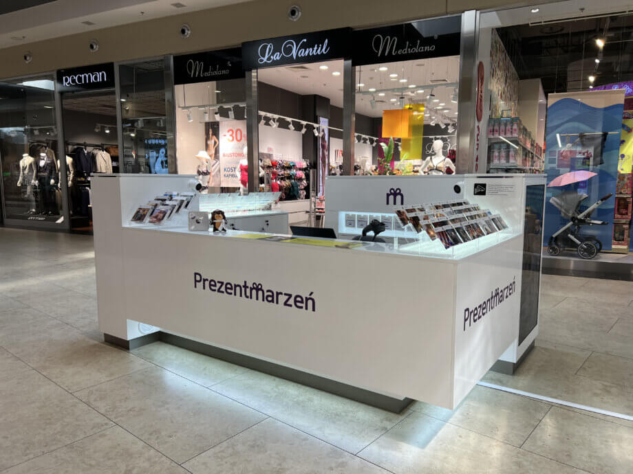 punkt sprzedaży Prezentmarzeń