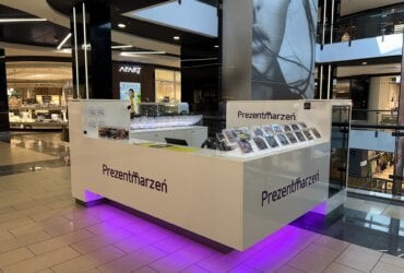 Wyspa handlowa Prezentmarzeń w galerii Alfa w Białymstoku