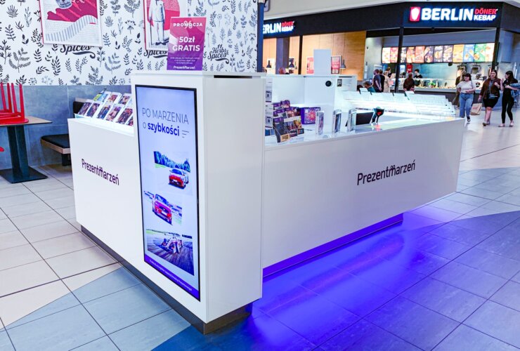 Punkt Prezentmarzeń w galerii