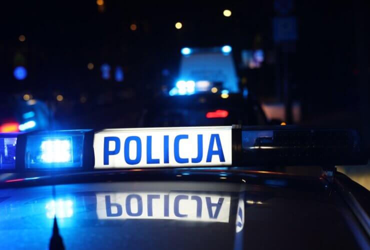 samochód policji