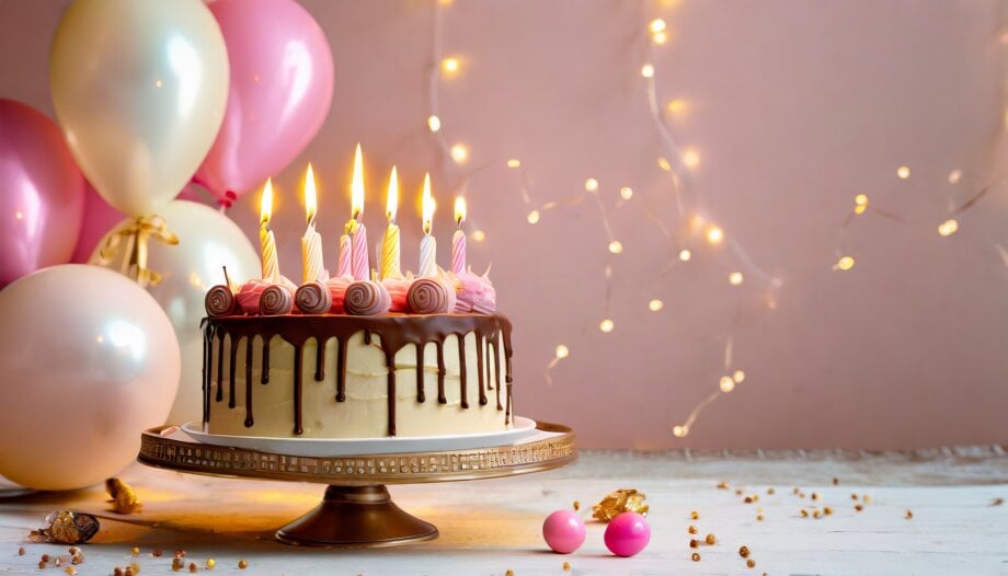 prezent na 18 urodziny tort urodzinowy z balonami