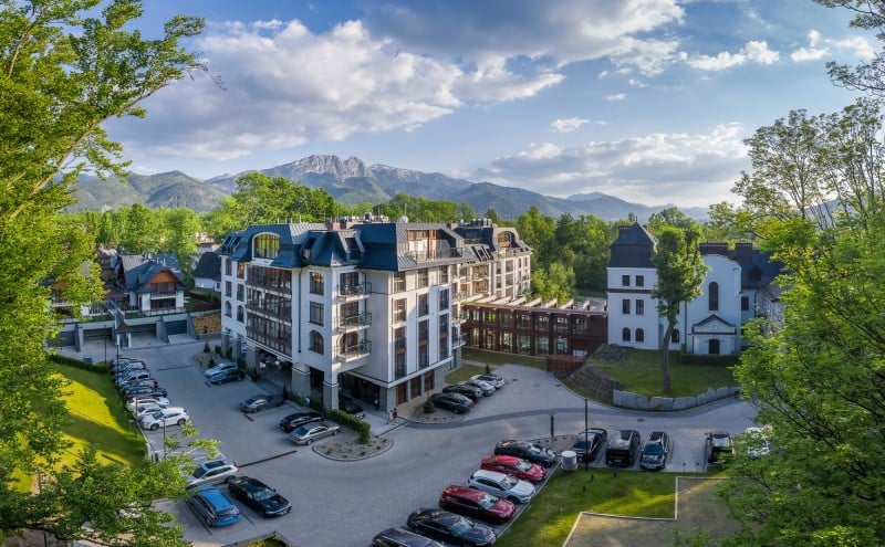hotel z widokiem na góry