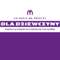 Grafika sugerująca pomysły na prezent dla dziewczyny na święta