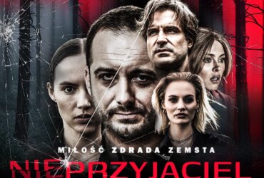 Plakat z premierą filmową "Nieprzyjaciel"