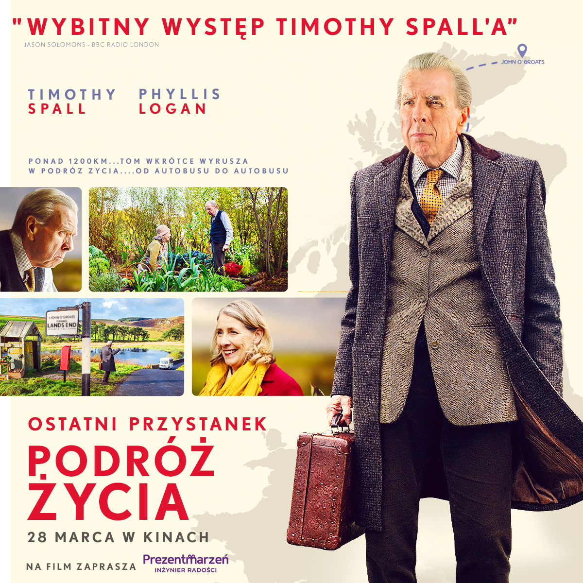 Plakat z premierą filmu „Ostatni przystanek. Podróż życia”