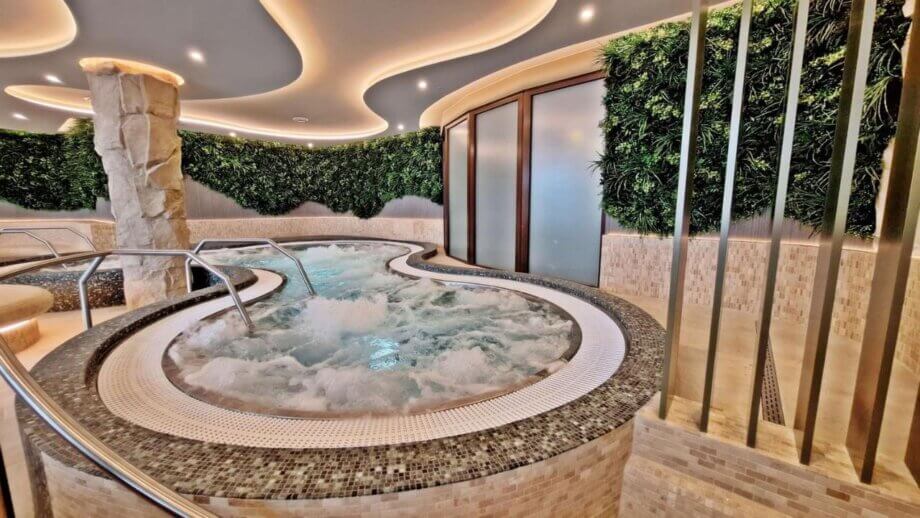 Widok na jacuzzi w hotelu Baltica Wellness & SPA