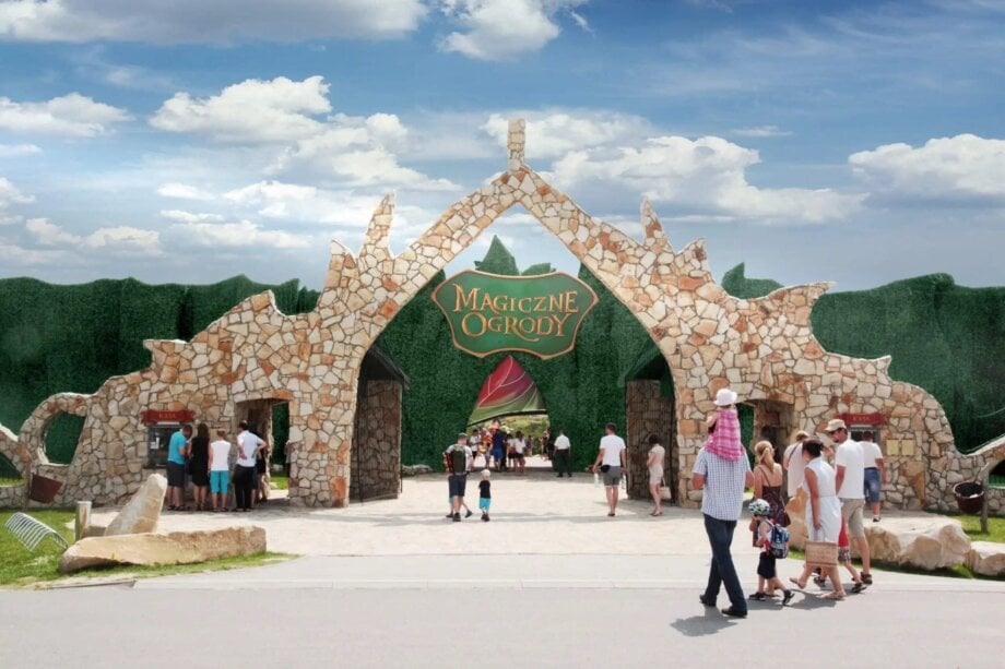 Główne wejście do Magicznych Ogrodów