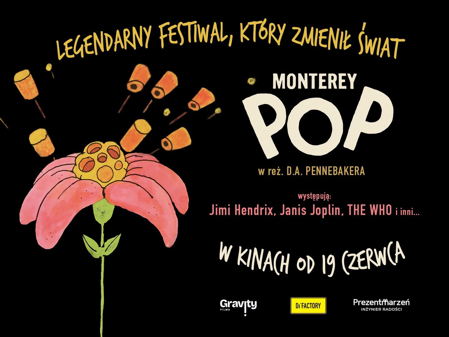 Plakat z premierą filmową