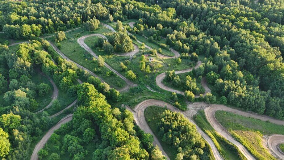 Tor z lotu ptaka w Olszyna Motopark 4x4